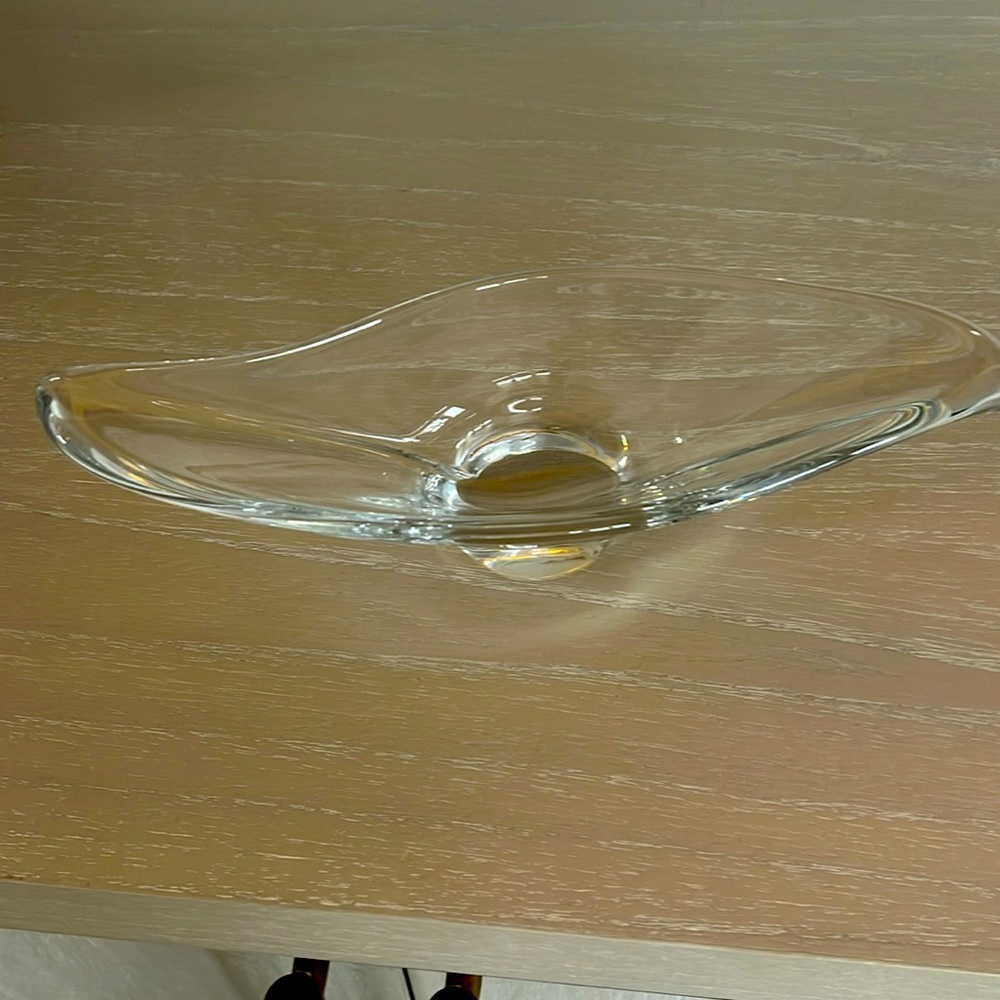 Daum France Signed Crystal Bowl